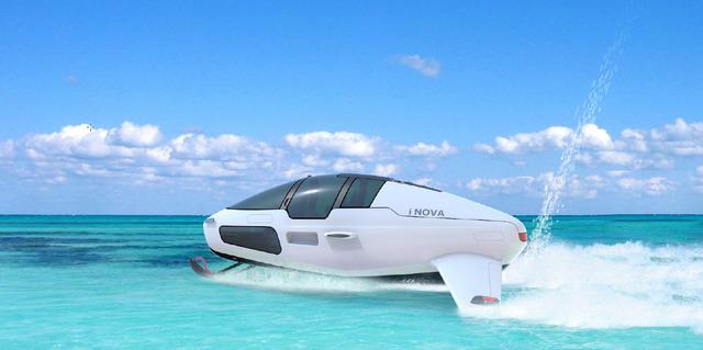 iSpace2o deepseaker hydrofoil at sea