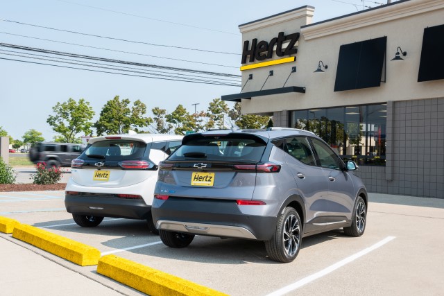 general motors hertz ev rentals